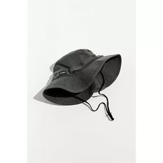 Stussy Washed Ripstop Boonie Bucket Hat Black | TOPI ORIGINAL