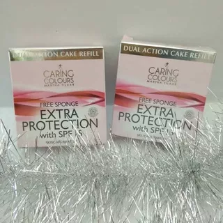 REFILL CARING COLOURS DUAL ACTION CAKE EXTRA PROTECTION with SPF 15