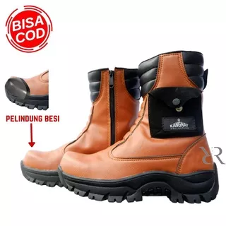 Sepatu Safty Boot Panjang Shoes Safety Safeti Sefti Septi Joger King Kingstill Chetaah Berkualitas