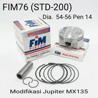 PISTON KIT JUPITER MX FIM76 FIM 76 PIN 14