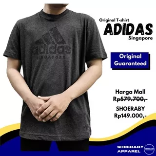 Kaos Adidas Original. Adidas Singapore Tee. Tshirt Adidas Original. Kaos Original. Kaos Cowok. Kaos Cewek. Original Murah