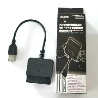 USB Converter single, 1 slot stick stik ps2 to PS3 PC Laptop