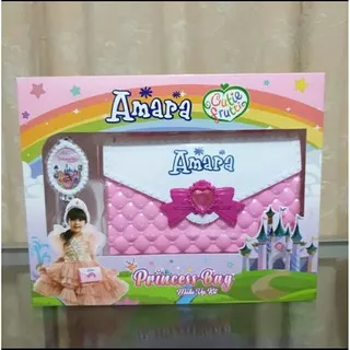 Make Up Anak Amara Princess Bag Tas Princess isi Make up