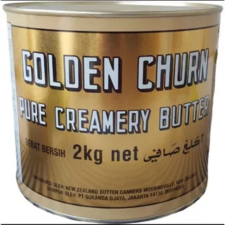 Golden Chrun Butter - Golden Churn Butter 2kg - Pure Creamery Butter