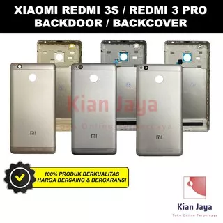 Backdoor Xiaomi Redmi 3s / Redmi 3 Pro Back Cover Tutup Belakang Baterai Cassing Casing Backcase Original
