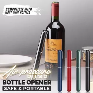 Air Pump Wine Bottle Opener Champagne Openers Pneumatic Corkscrew Safe Stainless Steel Pin Cork Remover Kitchen Bar Tools Acces