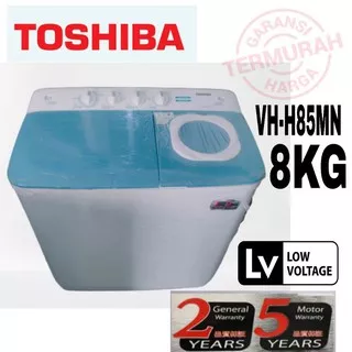 MESIN CUCI TOSHIBA MESIN CUCI 2TABUNG VH-85MN (8kg) Mesin cuci 2Tabung Low Watt