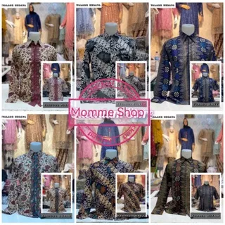 KEMEJA BATIK PRIA TANGAN PANJANG & TANGAN PENDEK SIZE M- XL SEMI SILK