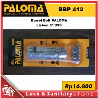 Grendel Paloma BBP412 PLM BBP LISBON 3 SSS grendel Slot Kunci Pintu