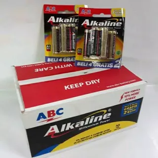 ALKALINE AA LR6 Battery baterai batrai 4+2pcs 6pcs