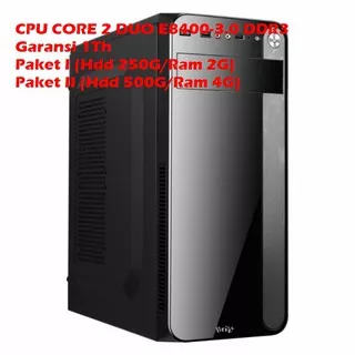 CPU KOMPUTER CORE 2 DUO E8400 / CPU RAKITAN CORE 2 DUO DDR3 CPU KOMPUTER MURAH CORE 2 DUO E8400 BARU