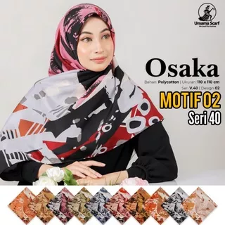 Segiempat Osaka Motif 02 | 05 | 06 | 12 by Umama Scarf