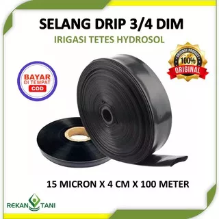 Selang Drip Irigasi Hydrosol 15 Mikron x 4 cm x 100 Meter