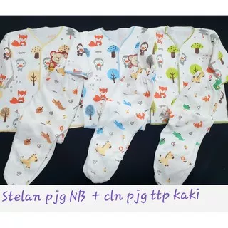 Setelan Baju panjang & celana Panjang Tutup Kaki By Tara Baby Wear