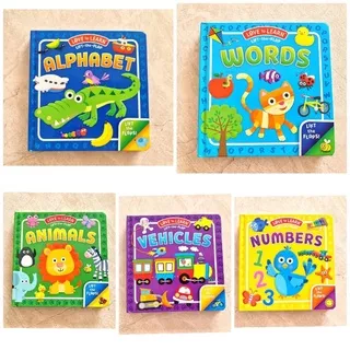 ?100% original ? Buku import anak Love to learn Lift the flap series Rainstorm