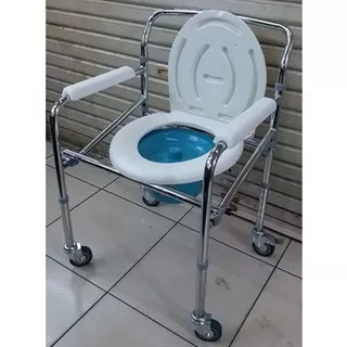 Commode Chair Sella KY696 + Roda. Kursi buang air dengan roda