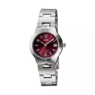 Jam Tangan Wanita Casio Original Standard Type LTP-1241D-4A2 Merah