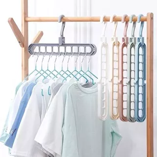 ?SWEET? Magic Hanger Gantungan Baju Organizer 9 in 1 As Seen on TV Serbaguna Multifungsi Jemuran Laundry