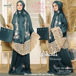 (BIG RAMADHAN SALE) MUKENA ASHANTI by AYSILA Fashion Solo Bestseller