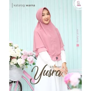 (DESVIKA) KHIMAR BERGO PET DUA LAYER  CERUTY BABYDOLL ORIGINAL DESVIKA