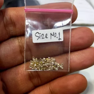 Natural rough / raw diamond - Berlian mentah / Intan lantakan asli banjar, bongkah kecil (size 1)