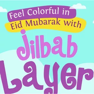 JILBAB LAYER - JILBAB ANAK UNTUK LEBARAN