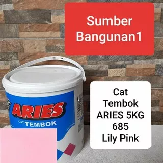 Cat Tembok ARIES by Avian 685 Lily Pink 5 kg cat tembok triplek kamar 5kg