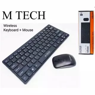 BAYAR DI TEMPAT BLUETOOTH COMBO Keyboard wireless M tech STK 03 Mini combo slim/Keyboard Wireless Mi