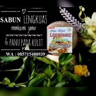 sabun Lengkuas pembersih Panu jamur kurap kadas pria wanita herbal