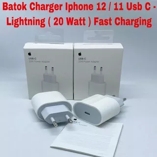 Adaptor Charger iPhone 12/11 Usb-C Lightning (20 Watt) Fast Charging