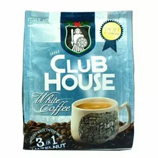 CLUB HOUSE White Coffee 3in1 Hazelnut - 1 Sachet (40 gr)