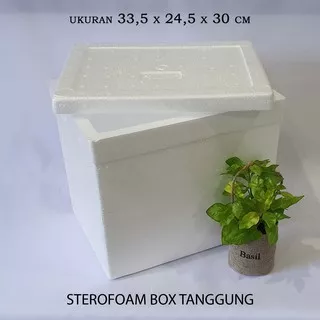 Box Sterofoam Tanggung / Cool Box / Sterofoam Box Tanggung Ukuran 33,5x24,5x30 cm