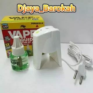 fumakila vape Elektrik set, fumakilla elektrik cld refil 45 malam set, obat nyamuk vape liquid set