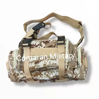 TAS SELEMPANG LORENG DISERT / TAS SAMPING ARMY LORENG GURUN