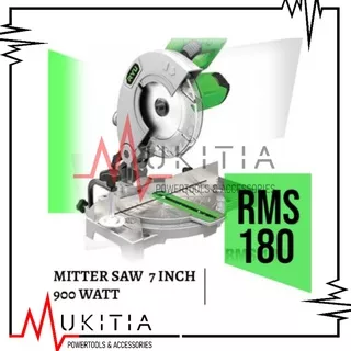 RYU RMS 180 Mitter Saw RMS180 Mesin Potong Alumunium Kayu Mitre Saw 7 Miter Saw 7 inch