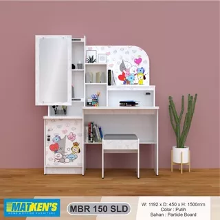 Trenz Furniture - Meja Belajar & Rias 150 Sliding Karakter Matkens