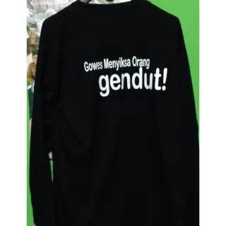 KAOS GOWES PURA PURA GENDUT COTTON COMBET PREMIUM