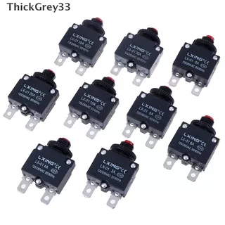 ThickGrey Circuit Breaker Overload Protector Switch Fuse 3A 4A 5A 6A 8A 10A 15A 20A 30A ID