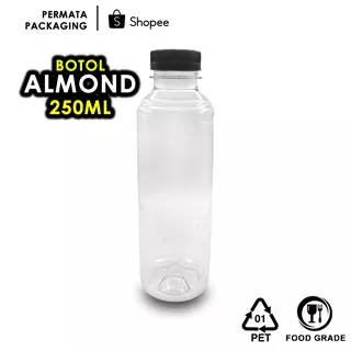 Botol Plastik Almond 250 ml