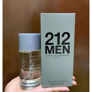 PROMO - Parfum Pria 212 Men Splash Carolina Herrera 100ML Bisa COD