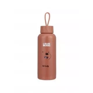 Botol Minum We Are Bears Glass Water Bottle Miniso Japan Quality 300ml