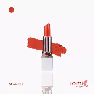 Iomi Moisture Matte Lipstick 01 Amber - Lipstik