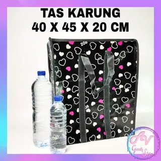 tas karung/tas belanja serbaguna/reusable bag/tas karung fancy 40x45x20