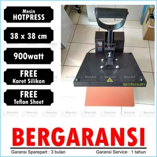 Mesin Hot Press Heat Press Hotpress Heatpress 38x38 cm 900 Watt