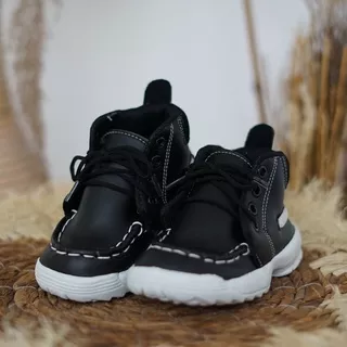 Sepatu Anak Laki Laki 1 - 3 Tahun Sepatu Boot Anak Laki Laki Sepatu Boots Anak Cowok Sepatu Sneakers Murah Umur / Usia 1 Tahun 2 Tahun 3 Tahun 4 Tahun 5 Tahun Hitam LK12