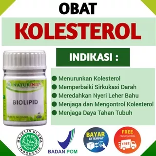 Obat Penurun Kolestrol Kolesterol Tinggi 250 Obat Herbal Penurun Kolestrol Jahat Obat Penghancur Lemak Darah Herbal Ampuh Menurunkan Kolesterol BPOM Jamu Kolestrol Tradisional Biolipid Naturindo Sidoarjo