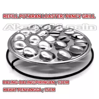 putaran panggangan sosis per set, loaster sebaguna/ Refill Putaran Roaster/Alat Panggang Fancy Grill