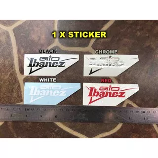 Sticker Tempel Gitar Ibanez Gio Standard Series Headstock Elektrik Not Decal Akustik Bass Guitar