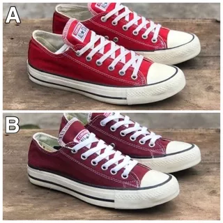 [BISA COD] DISKON SEPATU CONVERSE ALL STAR MERAH / MAROON COWOK CEWEK MURAH BAGUS