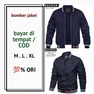 bomber jacket laki-laki waterproof parasut taslan